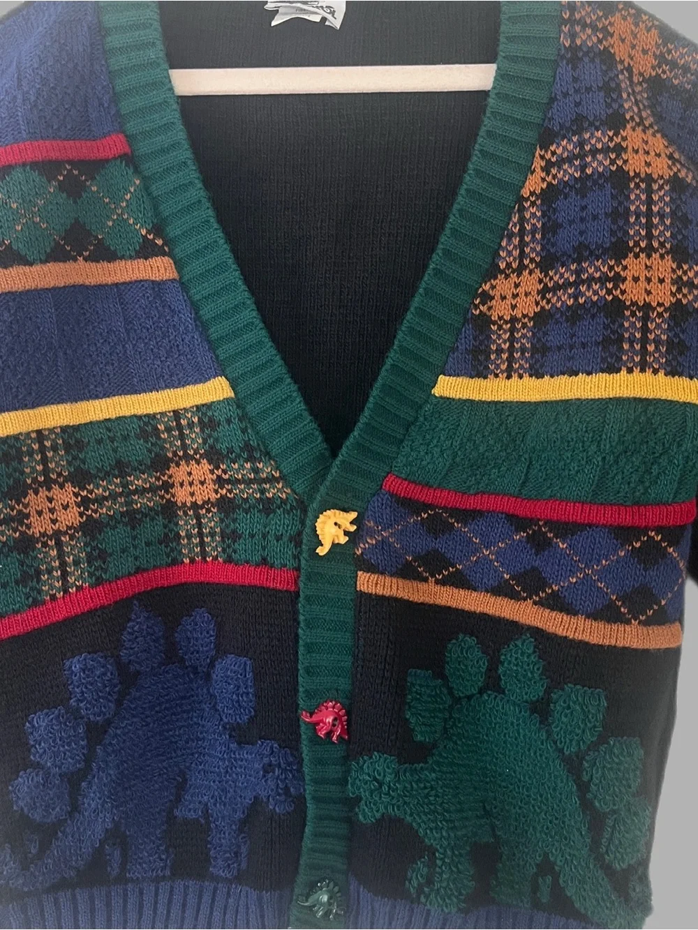 Ground Control VTG 90’s Kids Cardigan Sweater Size Large 7
